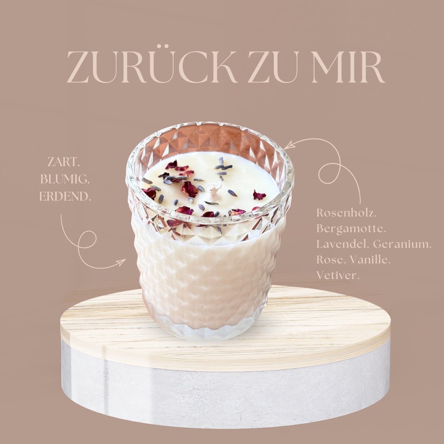 Duftkerze Zurück zu mir